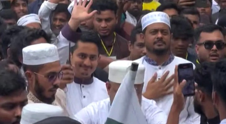 কুলাউড়ায় বিএসএফের হত্যাকাণ্ডের প্রতিবাদে এনসিপির সমাবেশ, বিএনপির পাল্টা স্লোগান